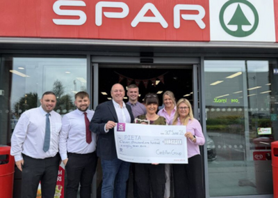 A huge thank you to the Cantillon Group for your outstanding support of Darkness Into Light. Across your many stores and outlets throughout Cork and beyond your teams showed incredible enthusiasm, generosity and commitment, helping to make this year’s campaign such a success. We are deeply grateful for everything you achieved and delighted to continue working together into next year.